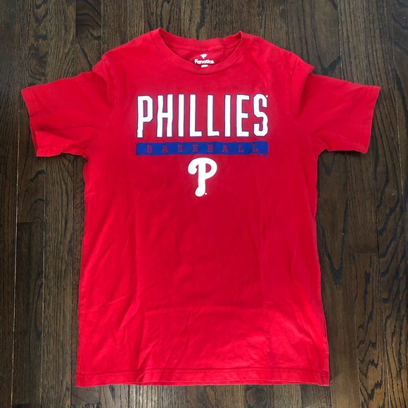 Fanatics Other - Fanatics Men’s L Philadelphia Phillies Red Short-Sleeve Licensed T-Shirt - EUC!